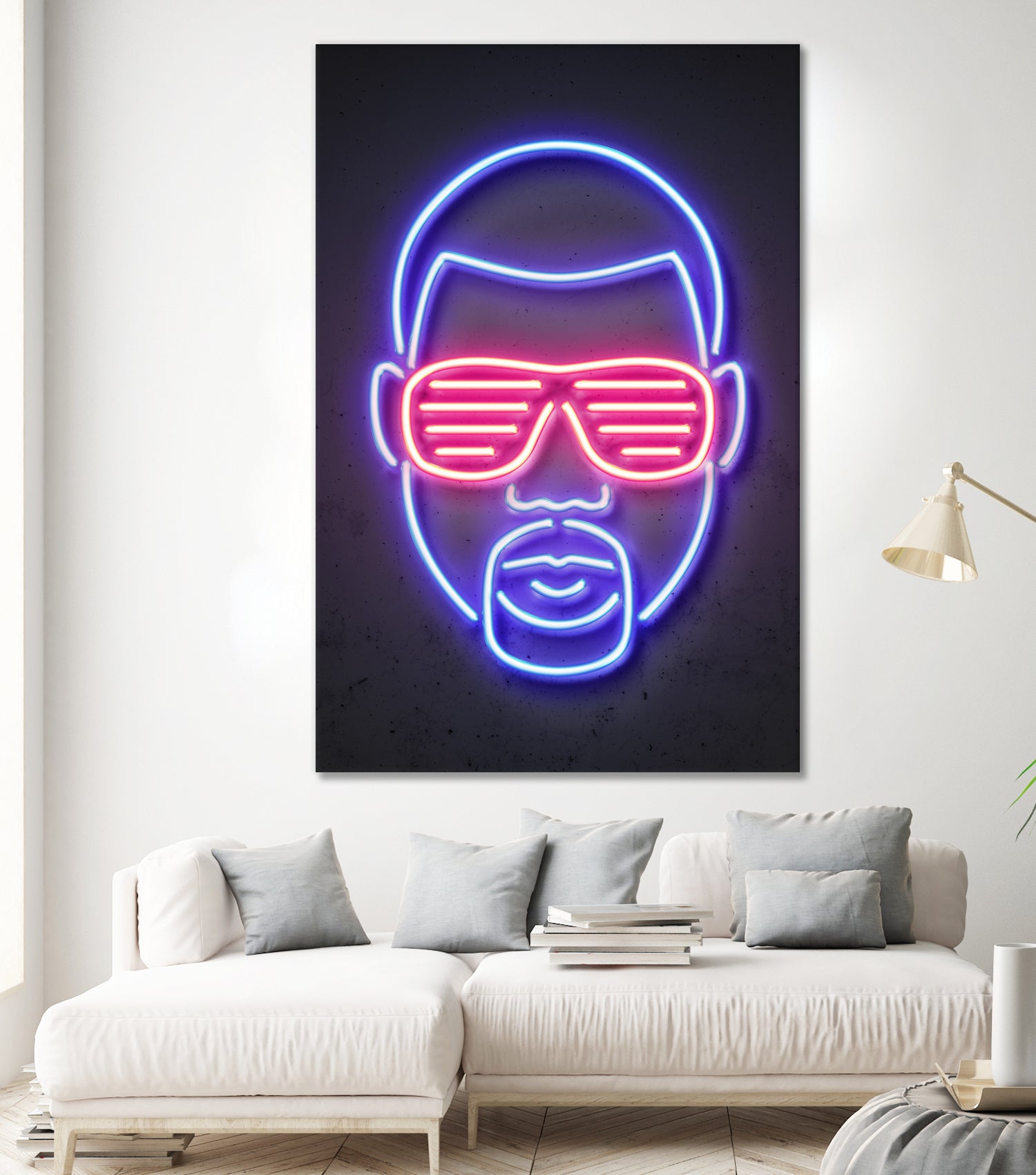 Kanye West by Octavian Mihai Mielu on GIANT ART - blue character design