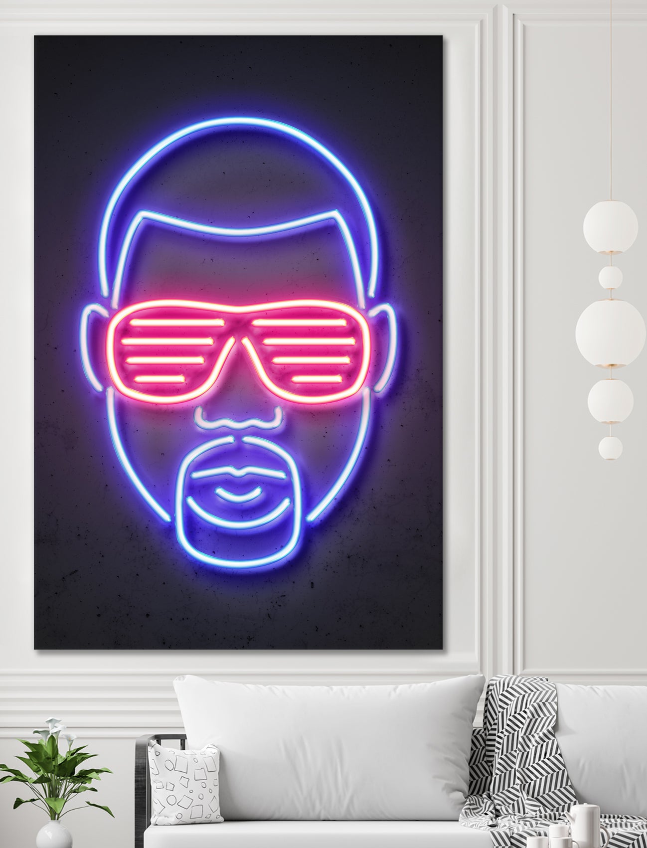 Kanye West by Octavian Mihai Mielu on GIANT ART - blue character design