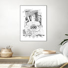 MIKE SCHMIDT 500 HR by Lewis Lenoble on GIANT ART - black mixed media