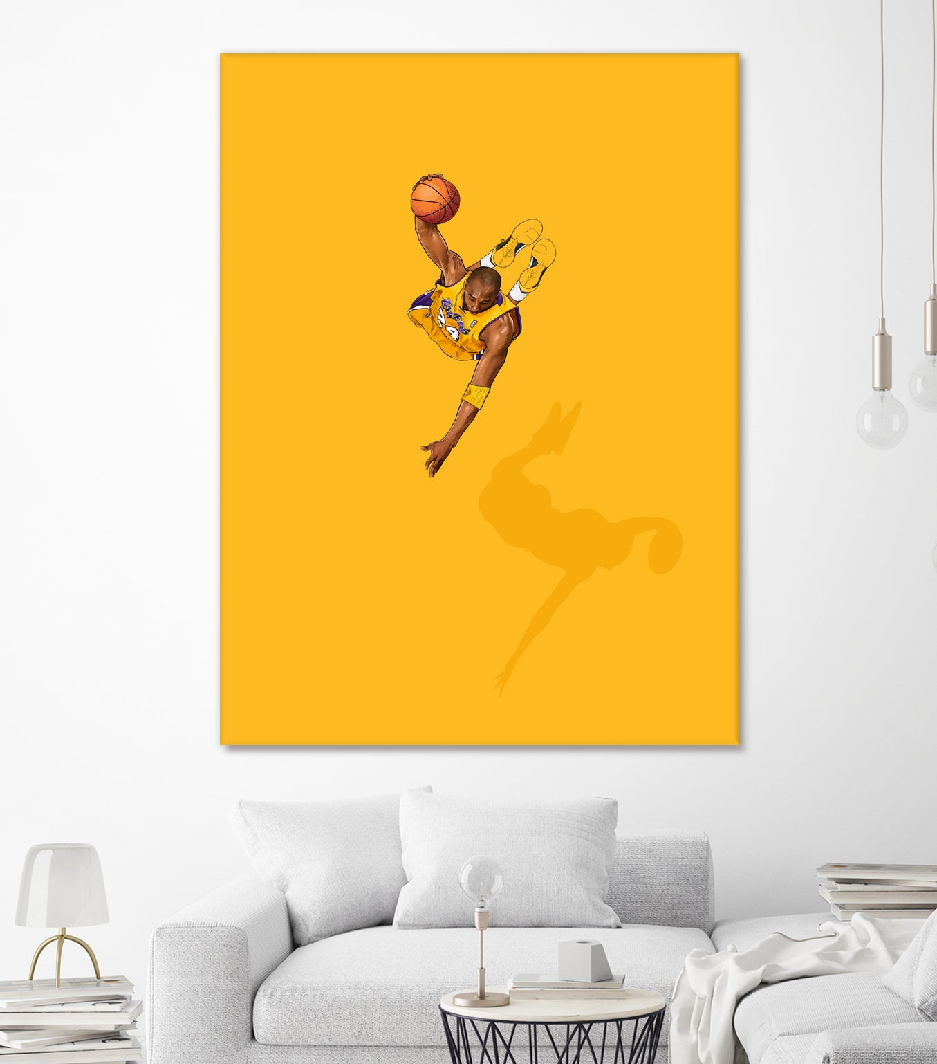 Frequent Fliers / Kobe by Jason Ratliff on GIANT ART - yellow digital painting