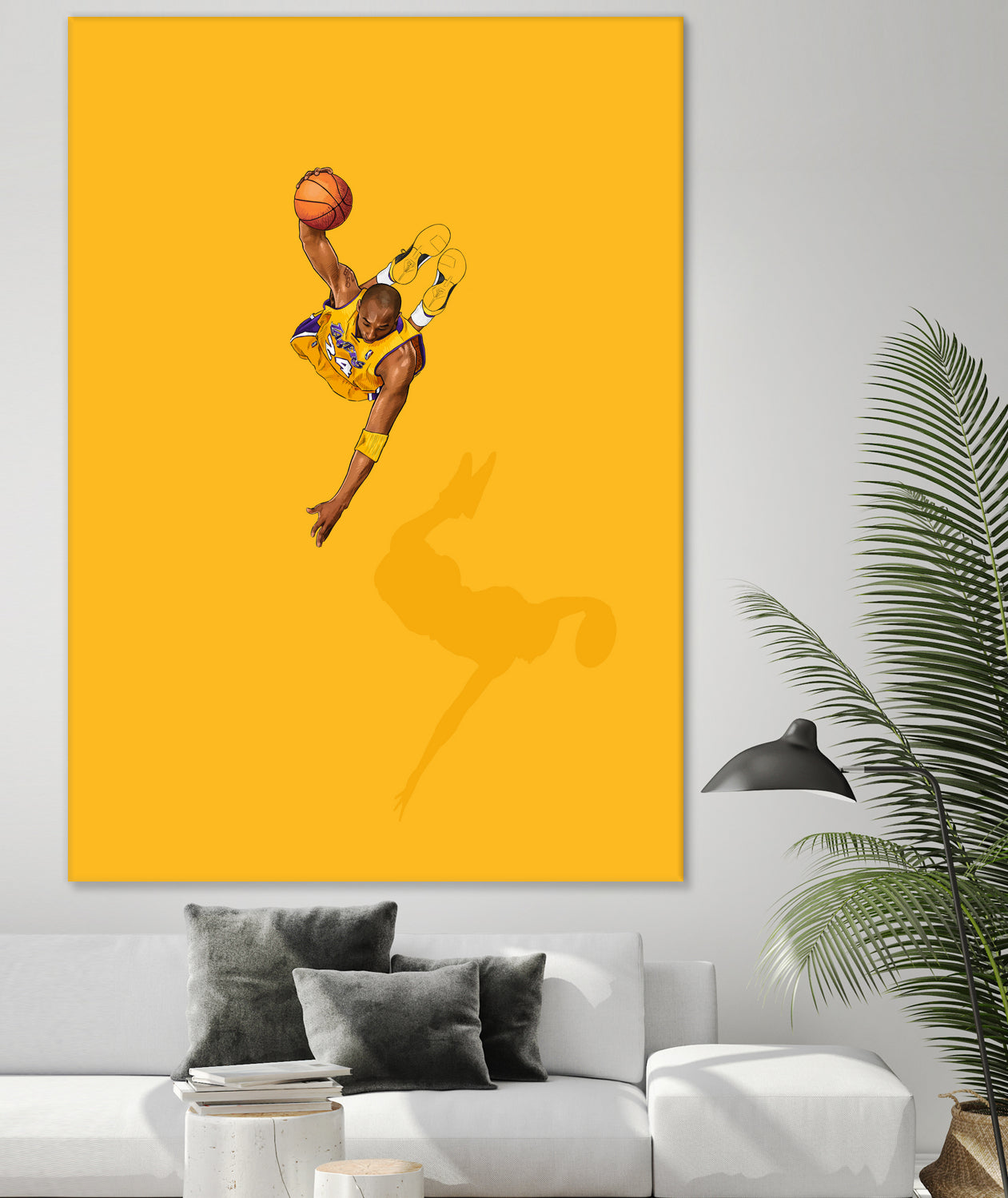 Frequent Fliers / Kobe by Jason Ratliff on GIANT ART - yellow digital painting