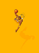 Frequent Fliers / Kobe by Jason Ratliff on GIANT ART - yellow digital painting