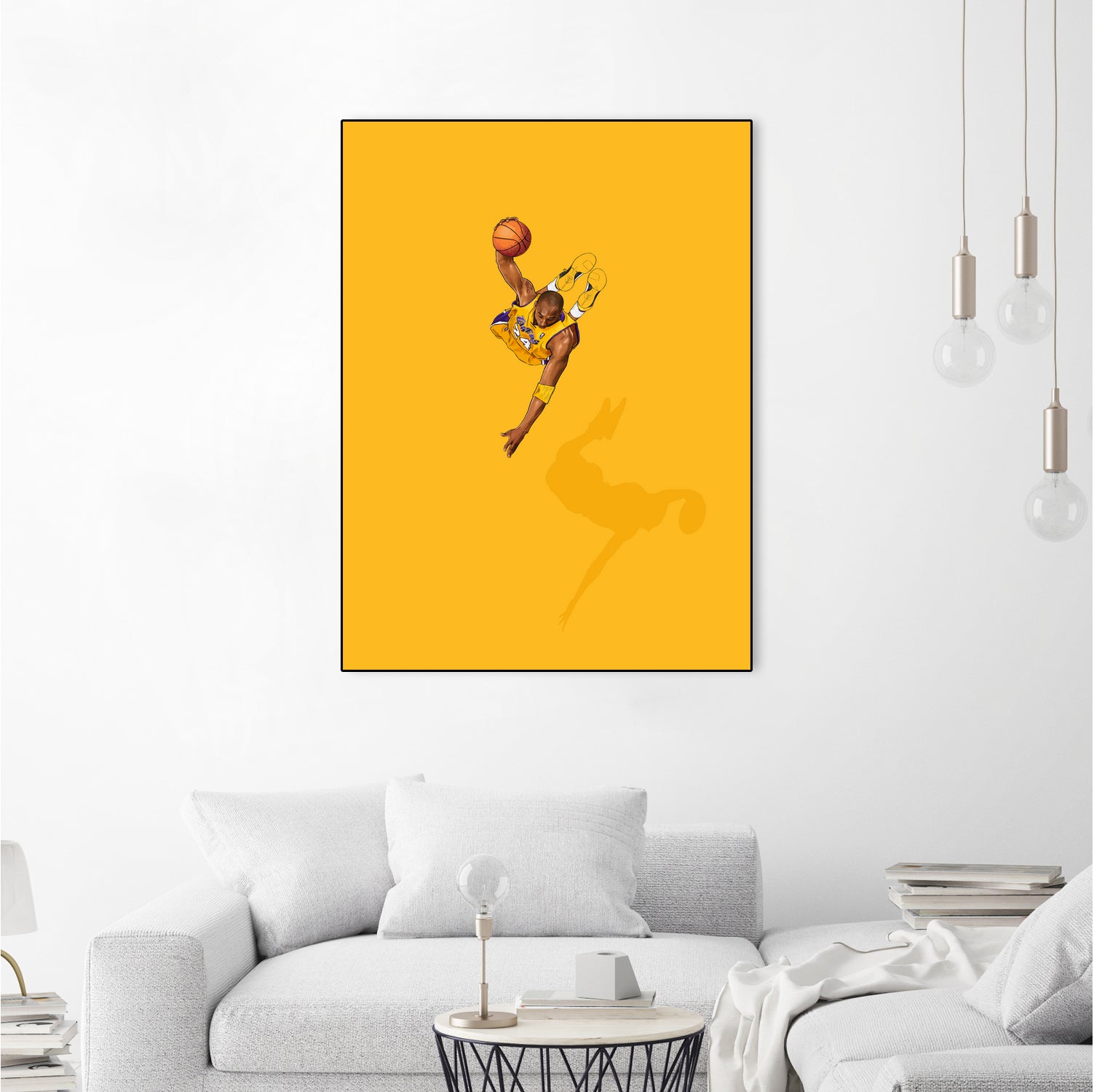 Frequent Fliers / Kobe by Jason Ratliff on GIANT ART - yellow digital painting