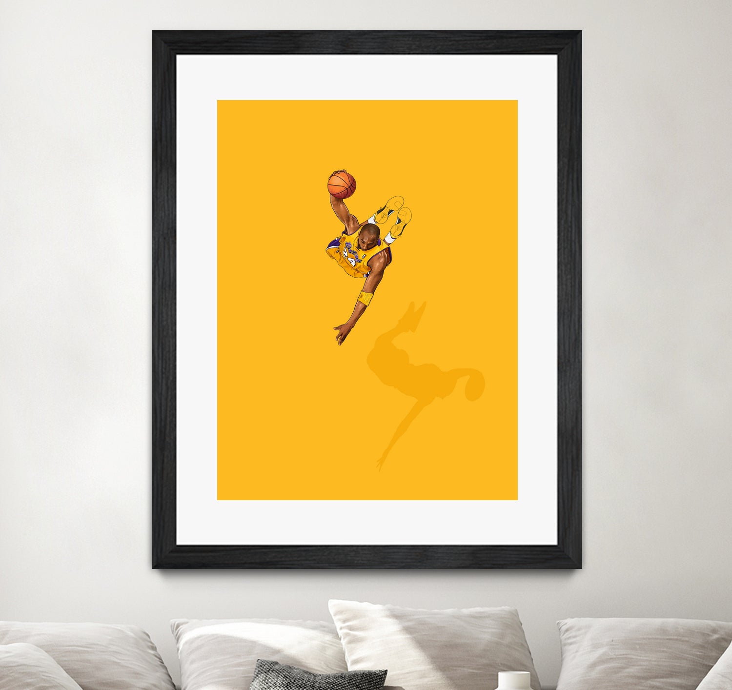 Frequent Fliers / Kobe by Jason Ratliff on GIANT ART - yellow digital painting