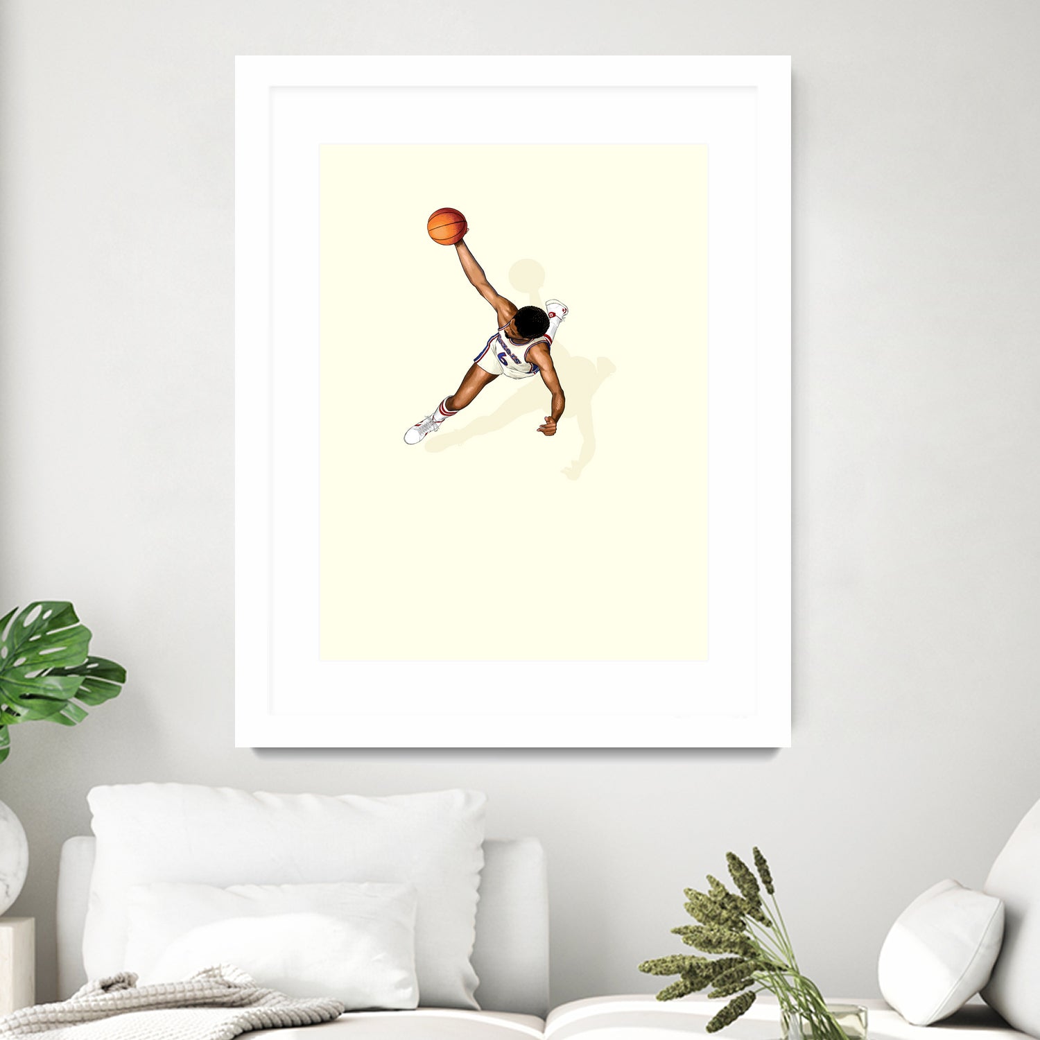 Frequent Fliers / Dr. J by Jason Ratliff on GIANT ART - white digital painting