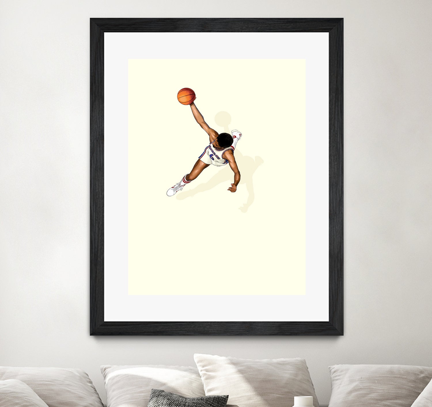 Frequent Fliers / Dr. J by Jason Ratliff on GIANT ART - white digital painting