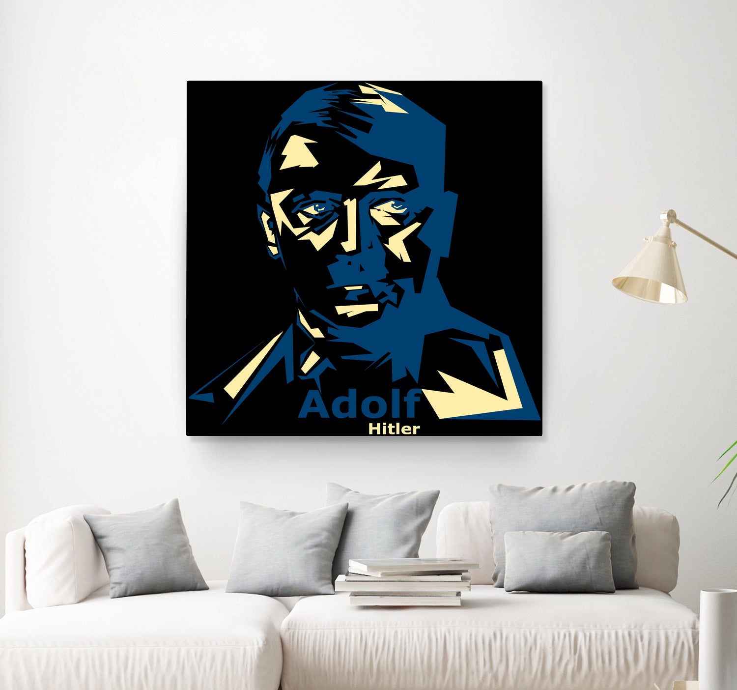 HITLER by Alfin Studio on GIANT ART - white photo illustration