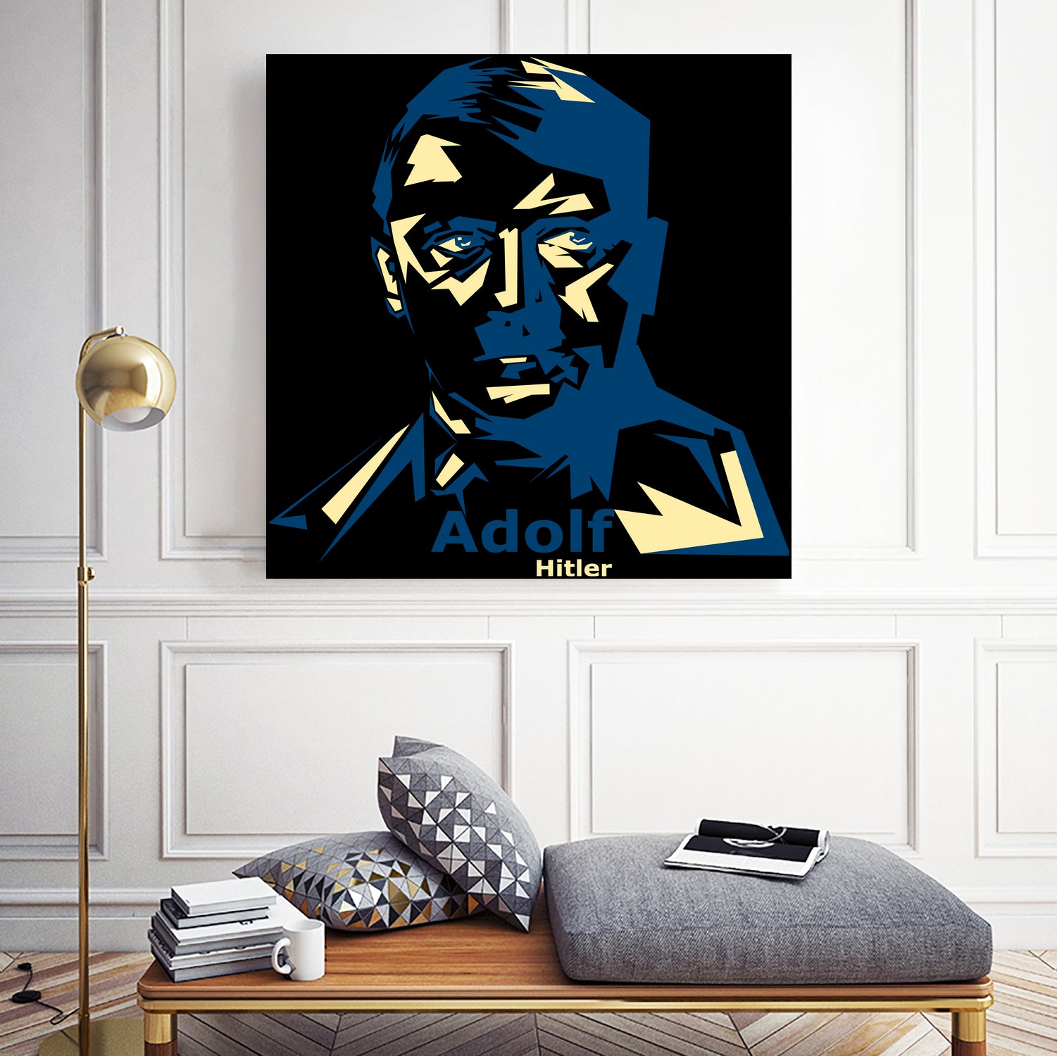 HITLER by Alfin Studio on GIANT ART - white photo illustration