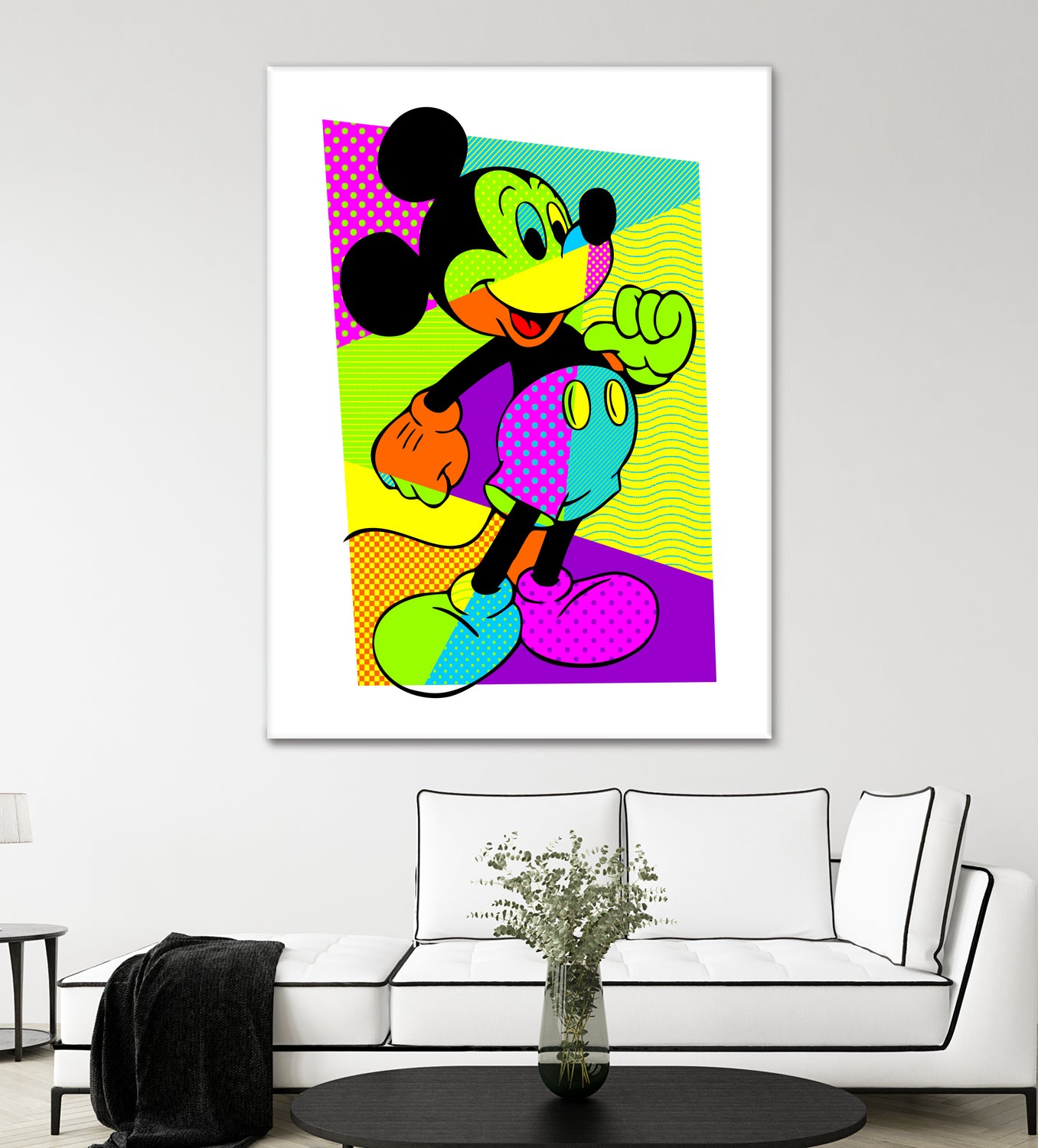 Mickey Mouse | Pop Art by William Cuccio on GIANT ART - green digital painting