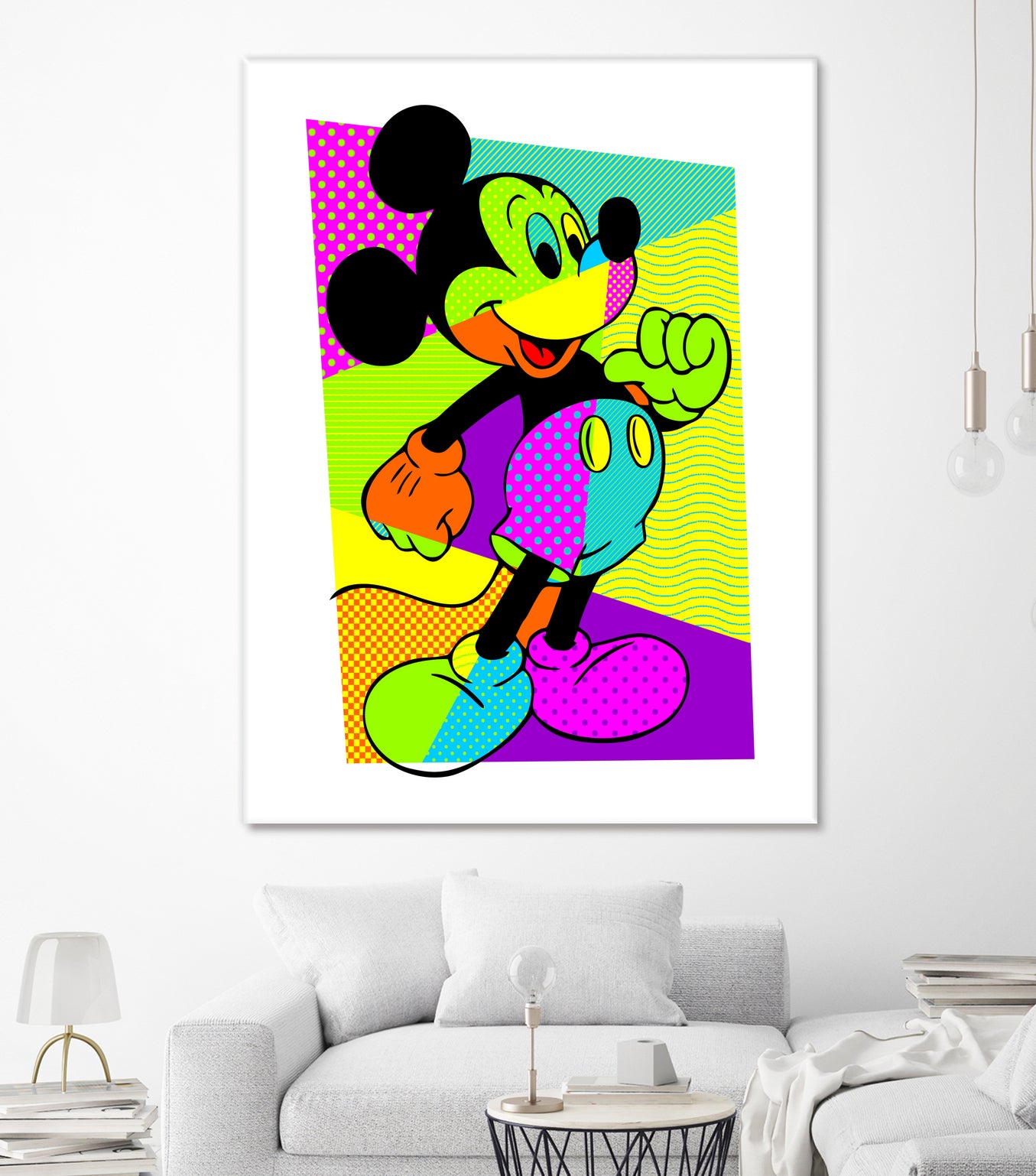 Mickey Mouse | Pop Art by William Cuccio on GIANT ART - green digital painting