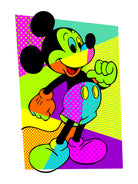 Mickey Mouse | Pop Art by William Cuccio on GIANT ART - green digital painting