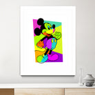 Mickey Mouse | Pop Art by William Cuccio on GIANT ART - green digital painting