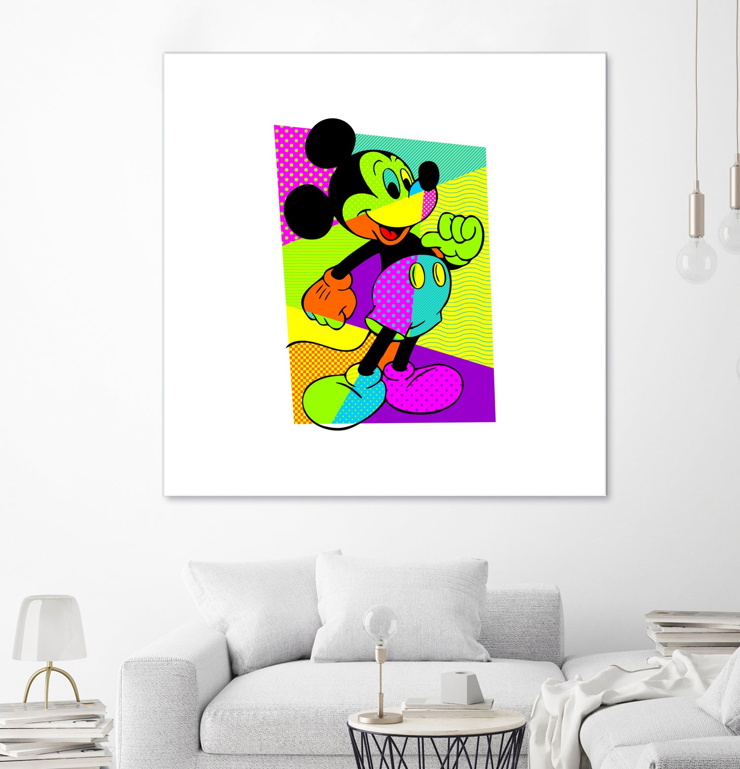 Mickey Mouse | Pop Art by William Cuccio on GIANT ART - green digital painting