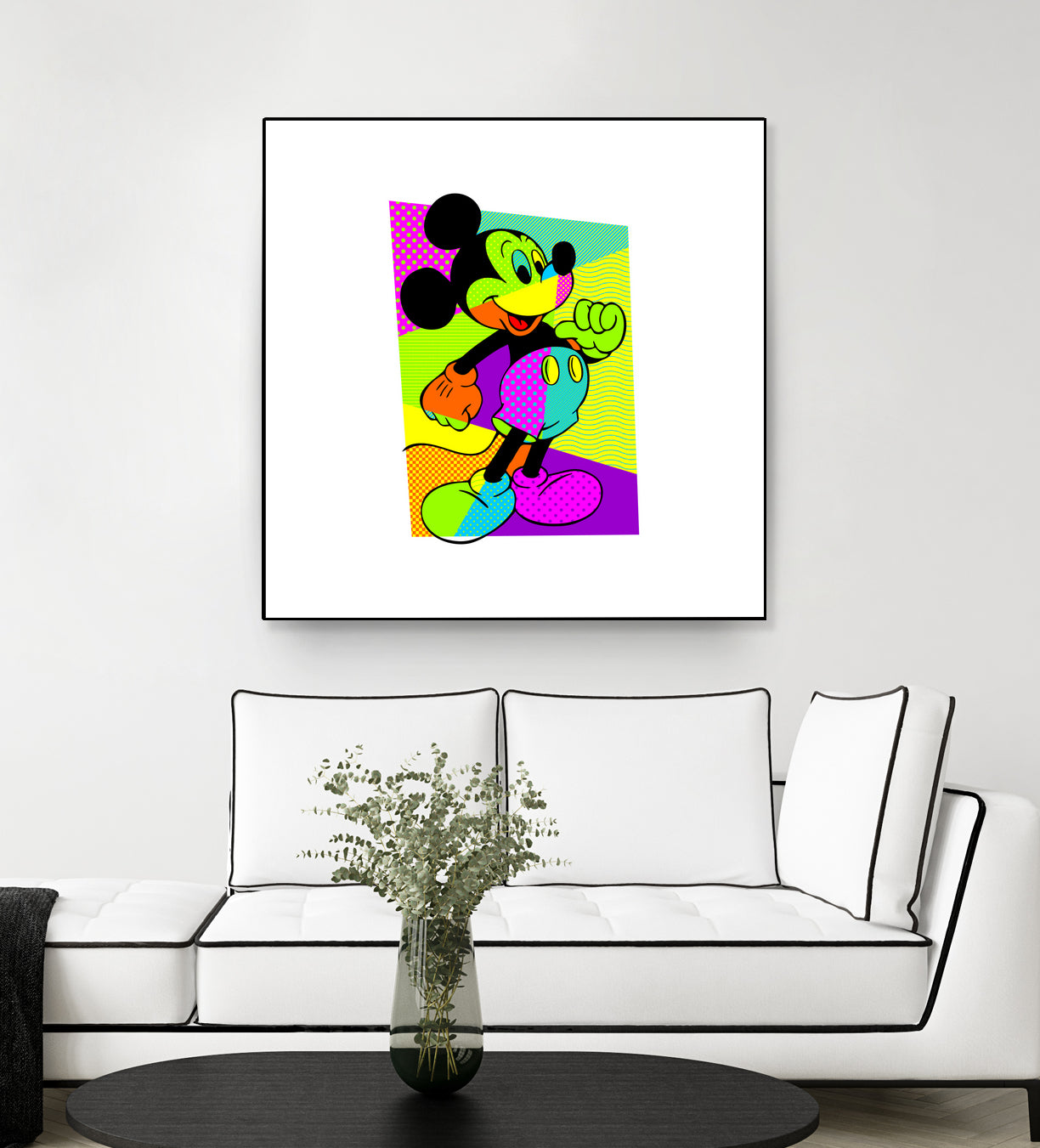 Mickey Mouse | Pop Art by William Cuccio on GIANT ART - green digital painting