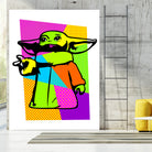 The Child | Baby Yoda | Mandalorian | Pop Art by William Cuccio on GIANT ART - green digital painting