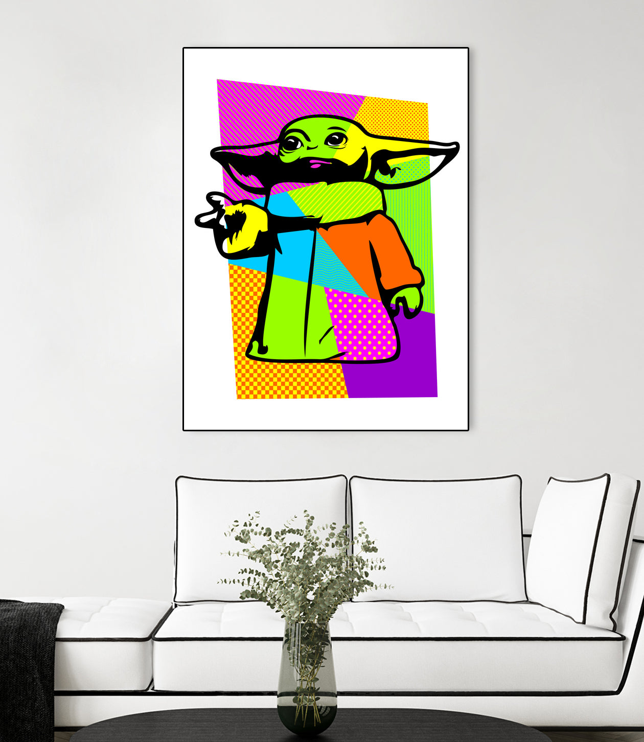 The Child | Baby Yoda | Mandalorian | Pop Art by William Cuccio on GIANT ART - green digital painting