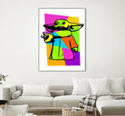 The Child | Baby Yoda | Mandalorian | Pop Art by William Cuccio on GIANT ART - green digital painting