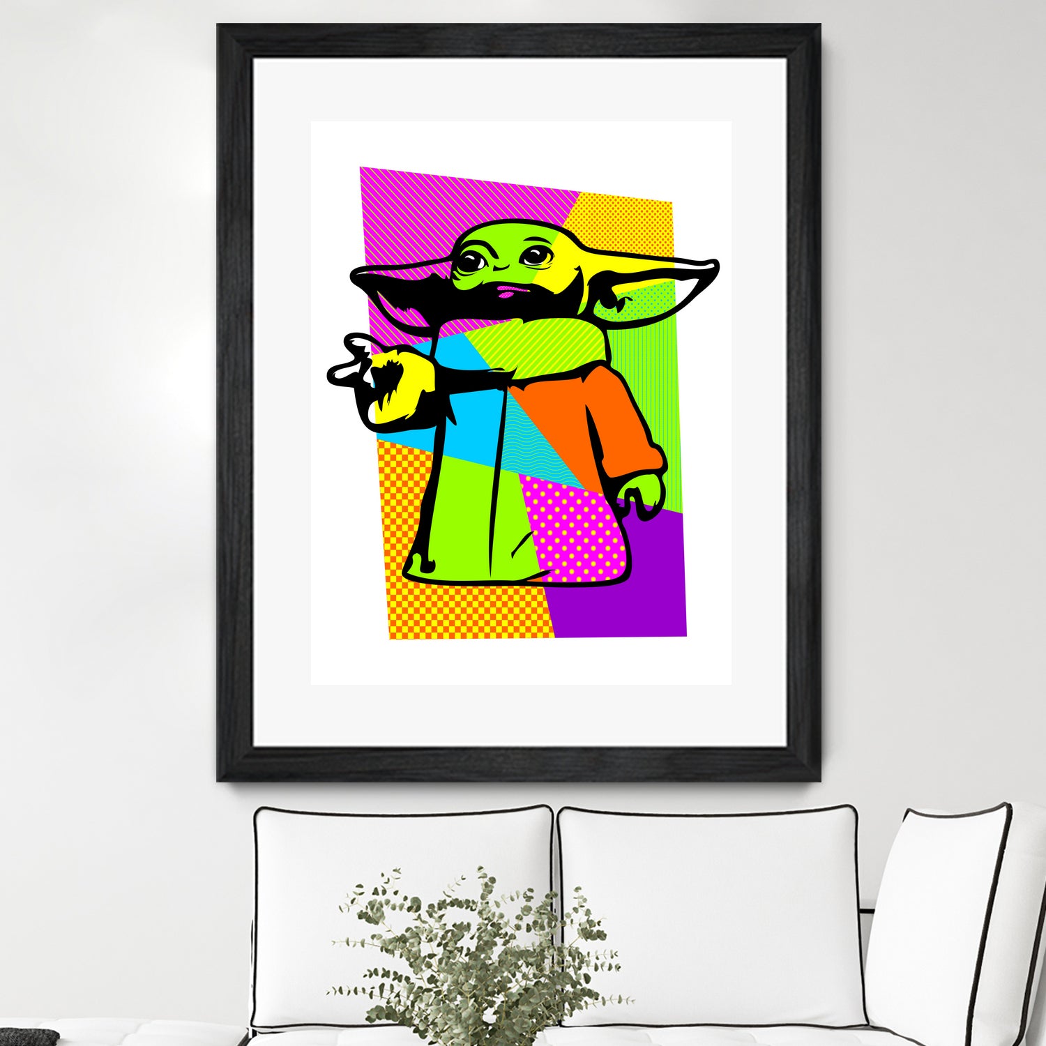 The Child | Baby Yoda | Mandalorian | Pop Art by William Cuccio on GIANT ART - green digital painting