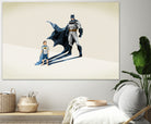 Dark Knight by Jason Ratliff on GIANT ART - blue digital painting