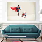 Boy of Tomorrow by Jason Ratliff on GIANT ART - red digital painting