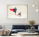 Boy of Tomorrow by Jason Ratliff on GIANT ART - red digital painting