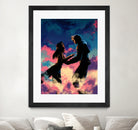 Squall and Rinoa couple FFVIII by MCAshe 24 on GIANT ART - blue digital painting