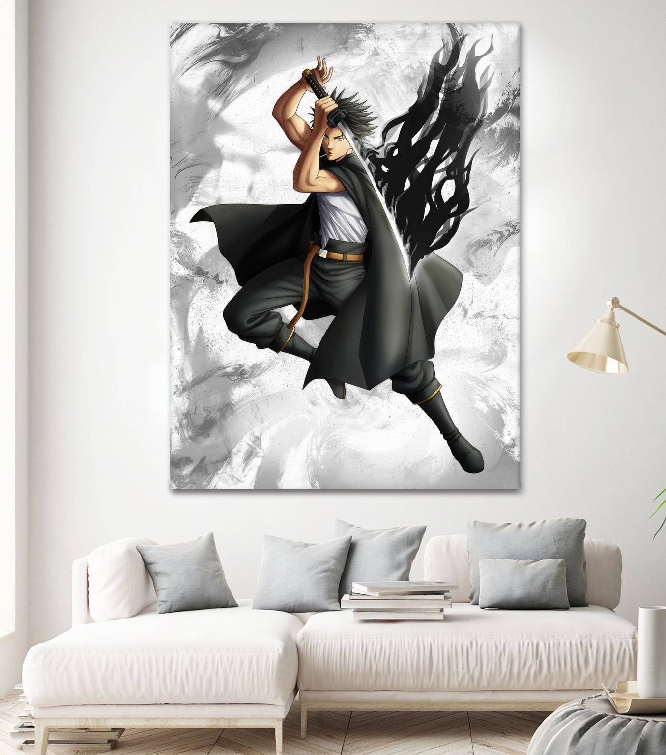 Yami dark mage captain by MCAshe 24 on GIANT ART - gray digital painting