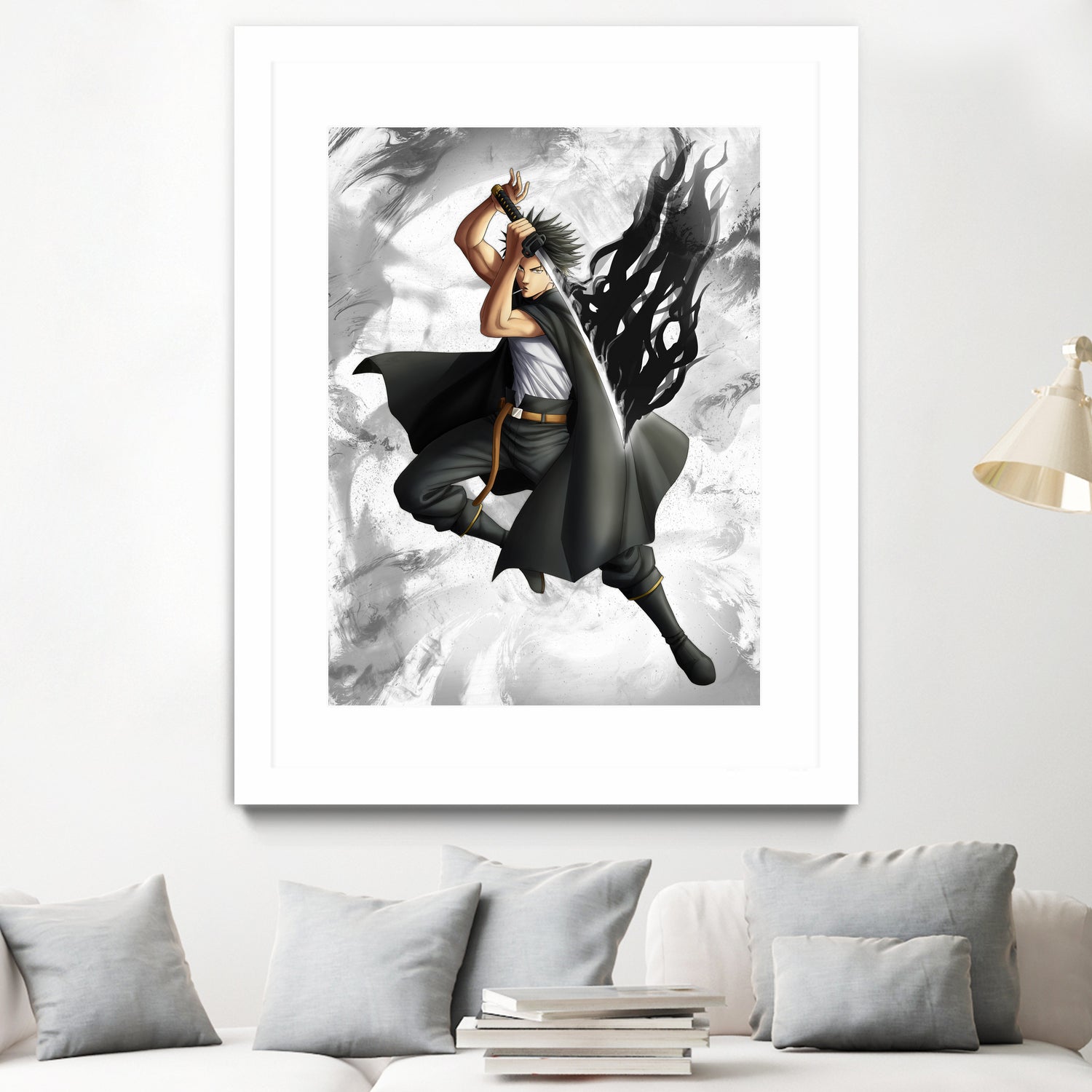 Yami dark mage captain by MCAshe 24 on GIANT ART - gray digital painting