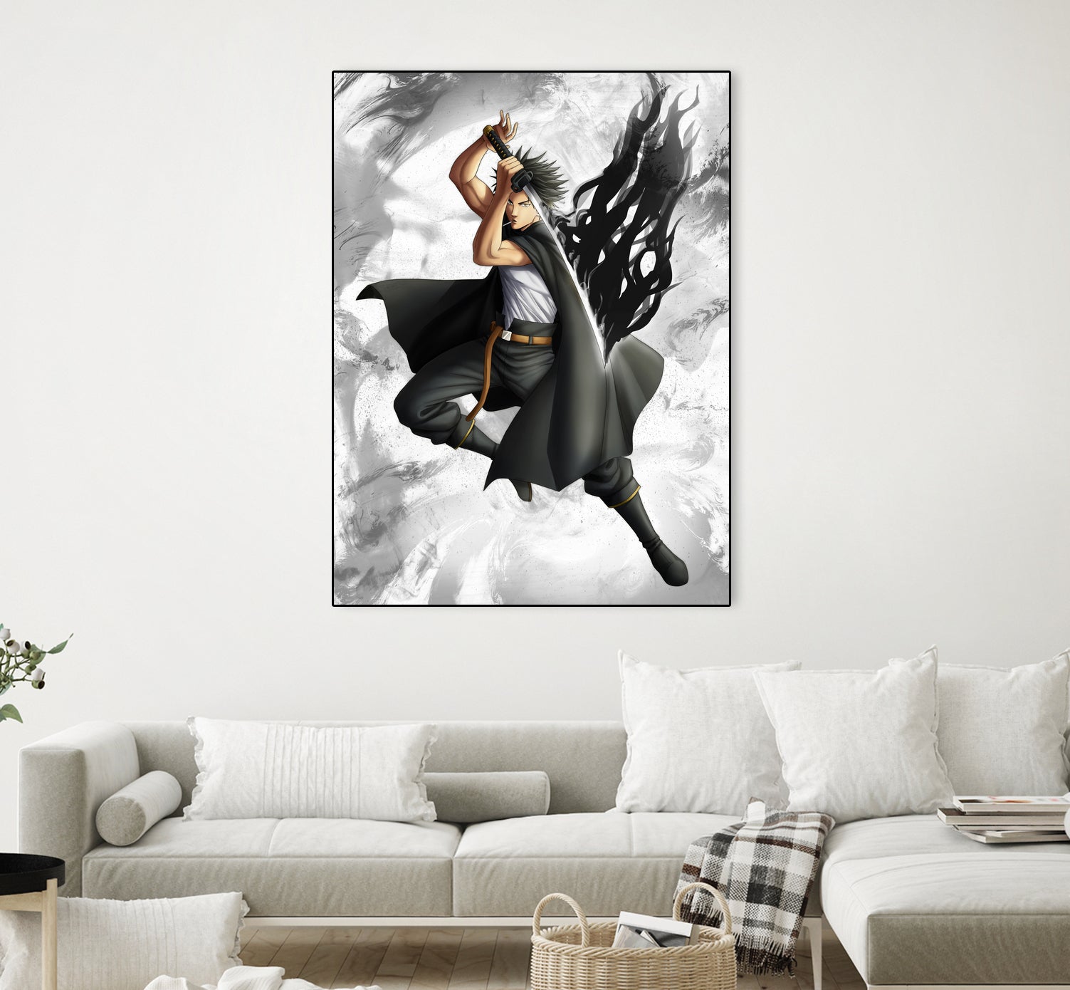 Yami dark mage captain by MCAshe 24 on GIANT ART - gray digital painting