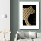 golden bear by Magdolna Novak on GIANT ART - brown digital drawing