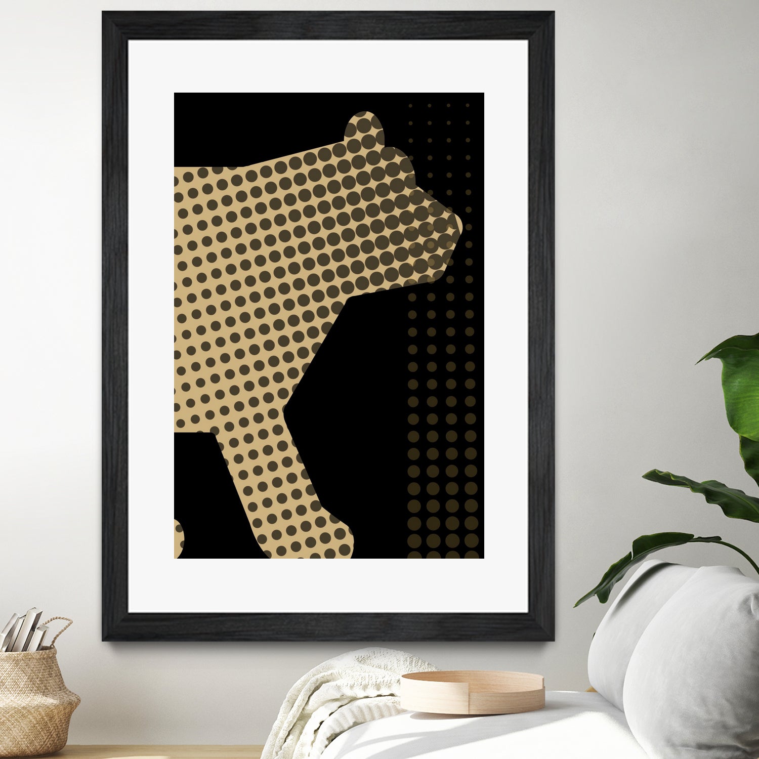 golden bear by Magdolna Novak on GIANT ART - brown digital drawing