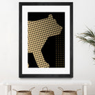 golden bear by Magdolna Novak on GIANT ART - brown digital drawing