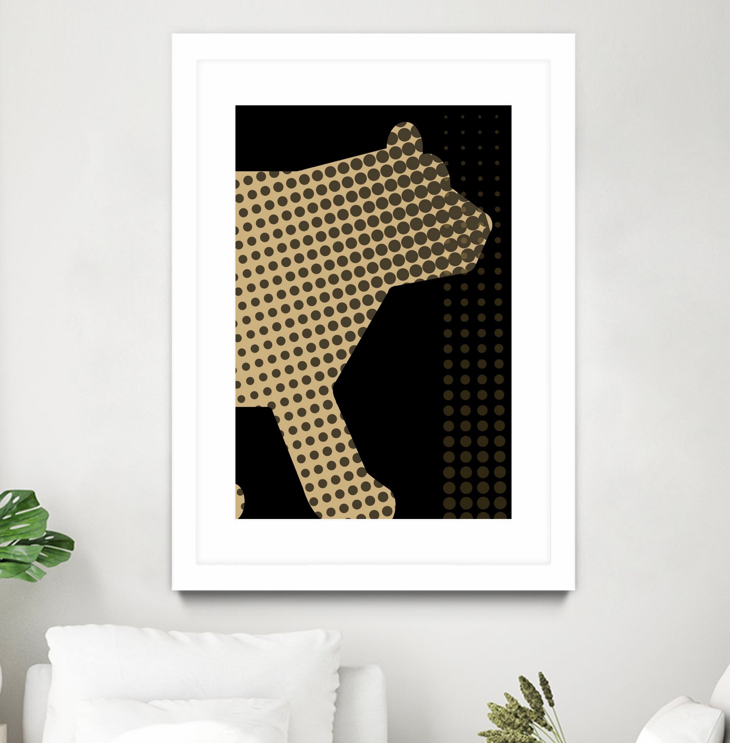 golden bear by Magdolna Novak on GIANT ART - brown digital drawing