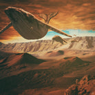 From Mars to Sirius by Siddhartha Saravia on GIANT ART - orange photo illustration