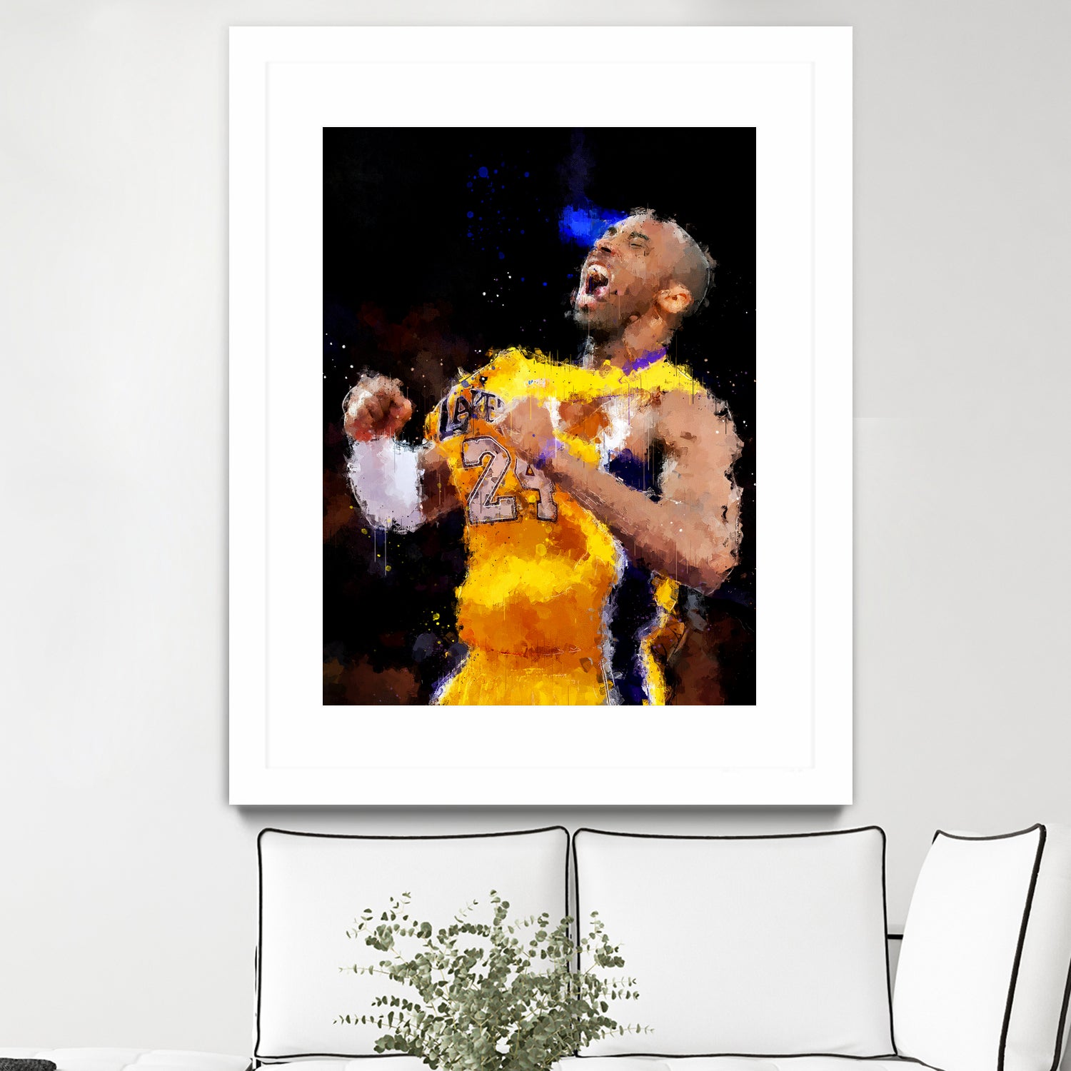 MAMBA HUSTLE PLAYS by Eysmael Quisora on GIANT ART - black digital painting