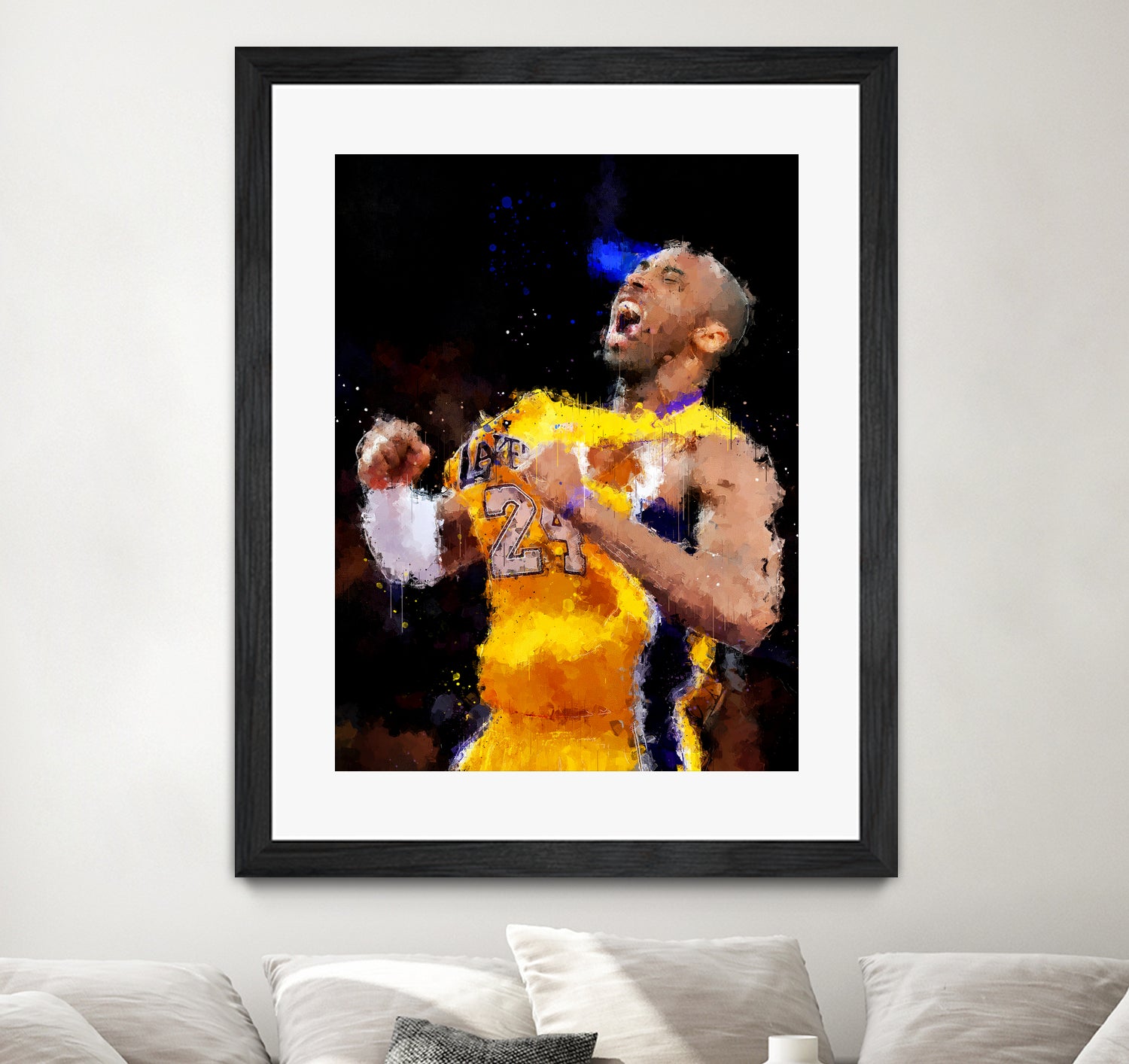 MAMBA HUSTLE PLAYS by Eysmael Quisora on GIANT ART - black digital painting