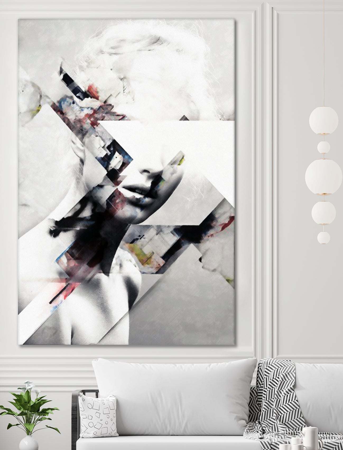 Abstract sections of beauty by Menelaos Trompoukis on GIANT ART - gray digital painting