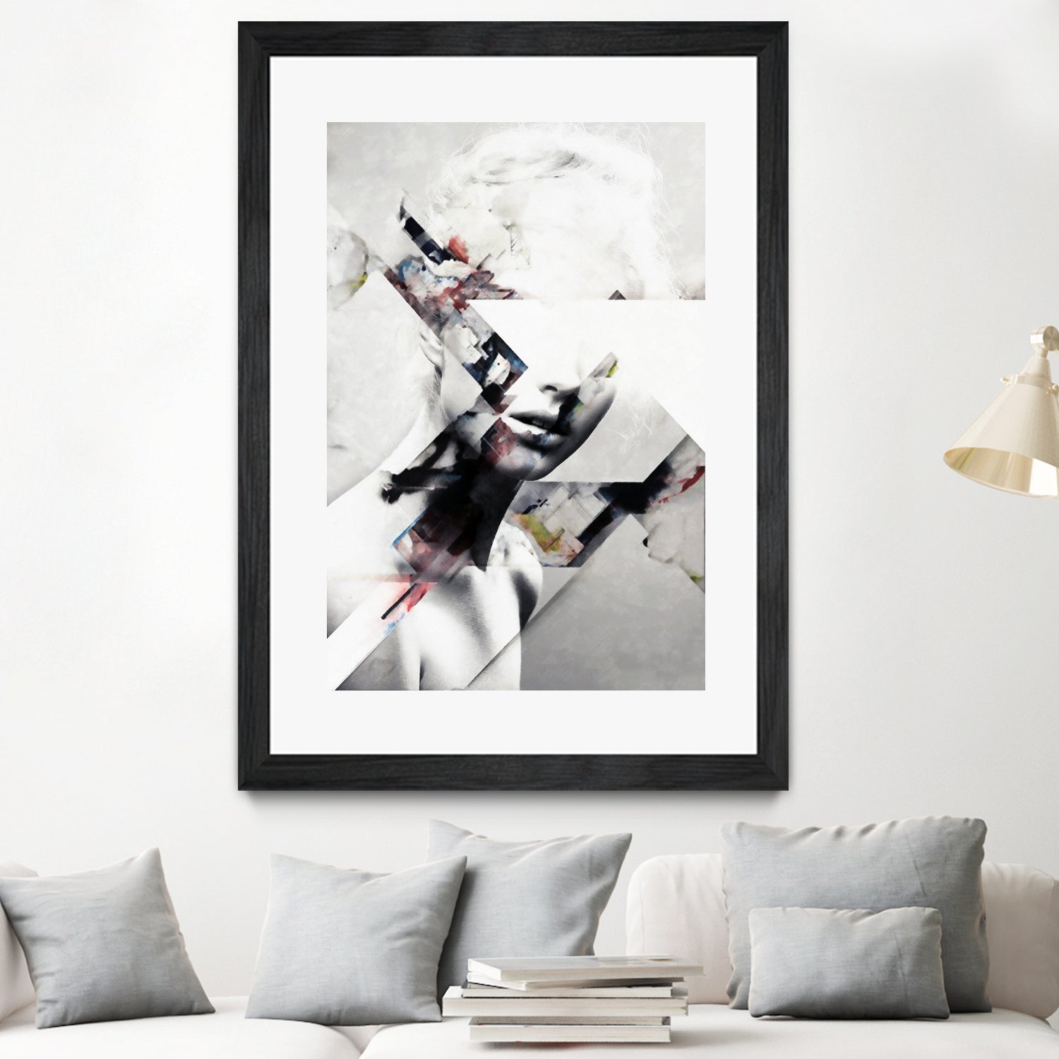 Abstract sections of beauty by Menelaos Trompoukis on GIANT ART - gray digital painting