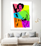 Princess Leia | Star Wars | Pop Art by William Cuccio on GIANT ART - pink digital painting