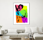 Princess Leia | Star Wars | Pop Art by William Cuccio on GIANT ART - pink digital painting