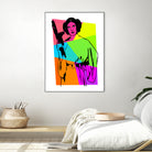 Princess Leia | Star Wars | Pop Art by William Cuccio on GIANT ART - pink digital painting