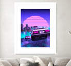 Initial D retrowave by Muhammad Daffa Umar on GIANT ART - fuchsia photo manipulation