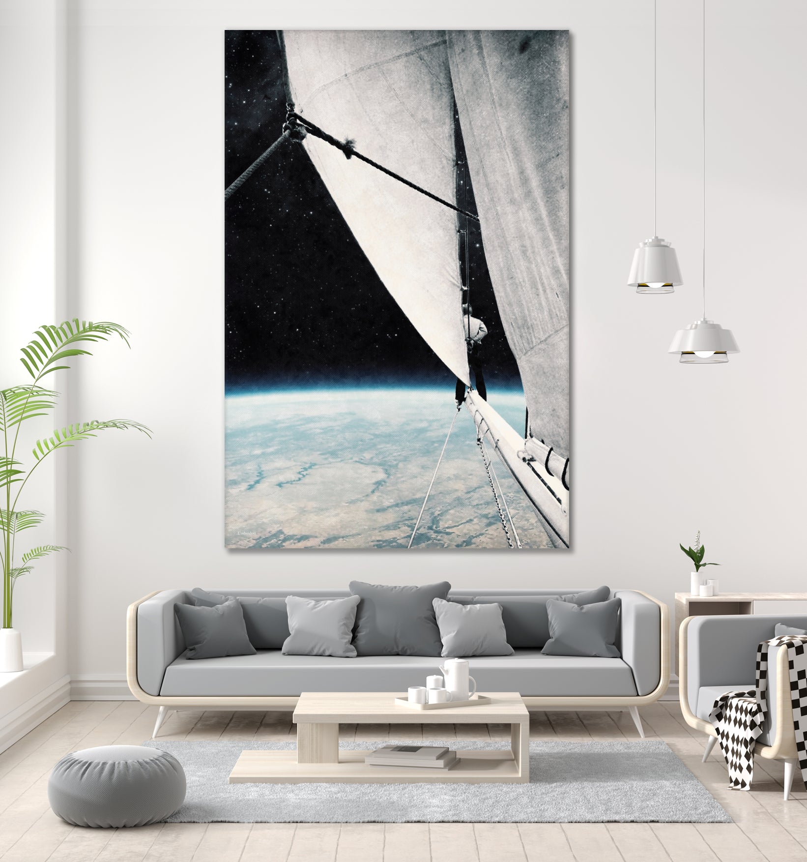 Sailing in space ... by Menelaos Trompoukis on GIANT ART - black digital painting