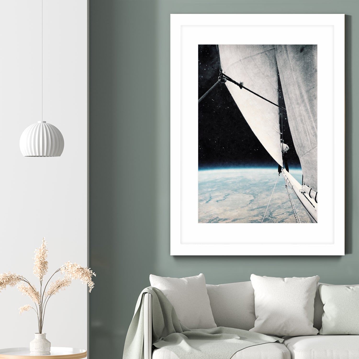 Sailing in space ... by Menelaos Trompoukis on GIANT ART - black digital painting