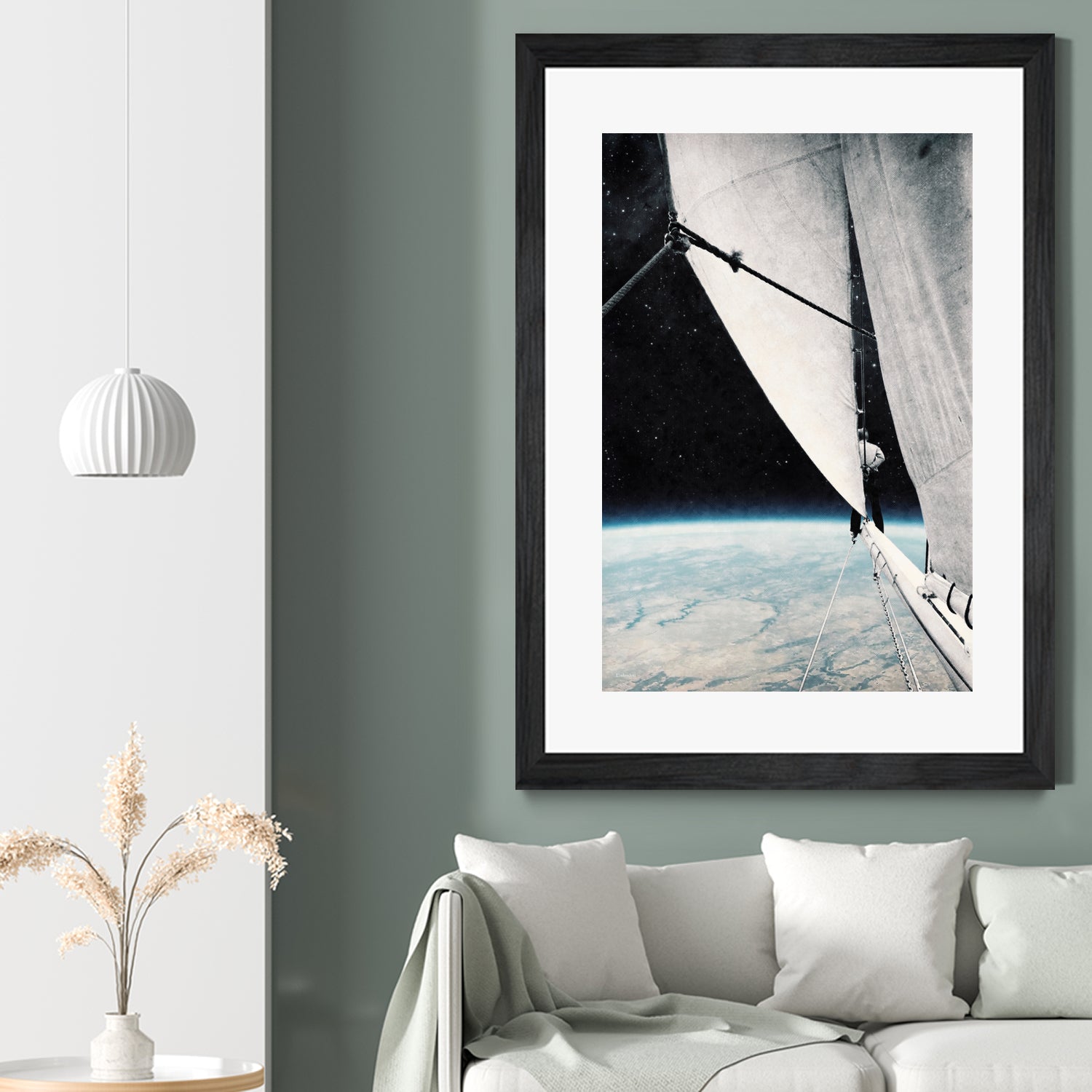 Sailing in space ... by Menelaos Trompoukis on GIANT ART - black digital painting