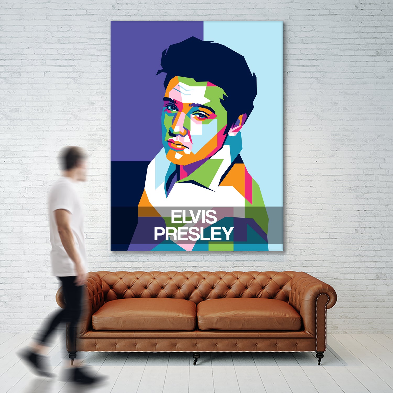 Elvis Presley by Art Style on GIANT ART - white digital drawing