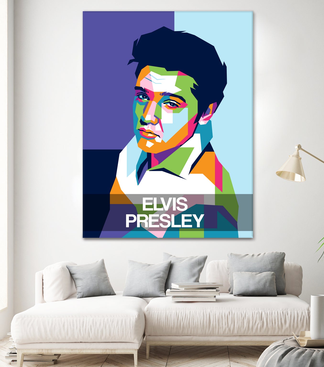 Elvis Presley by Art Style on GIANT ART - white digital drawing