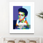 Elvis Presley by Art Style on GIANT ART - white digital drawing