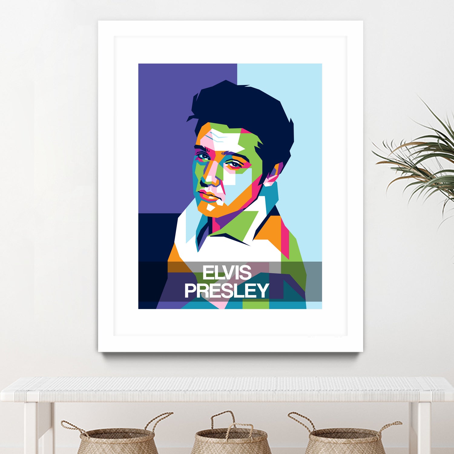 Elvis Presley by Art Style on GIANT ART - white digital drawing