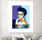 Elvis Presley by Art Style on GIANT ART - white digital drawing